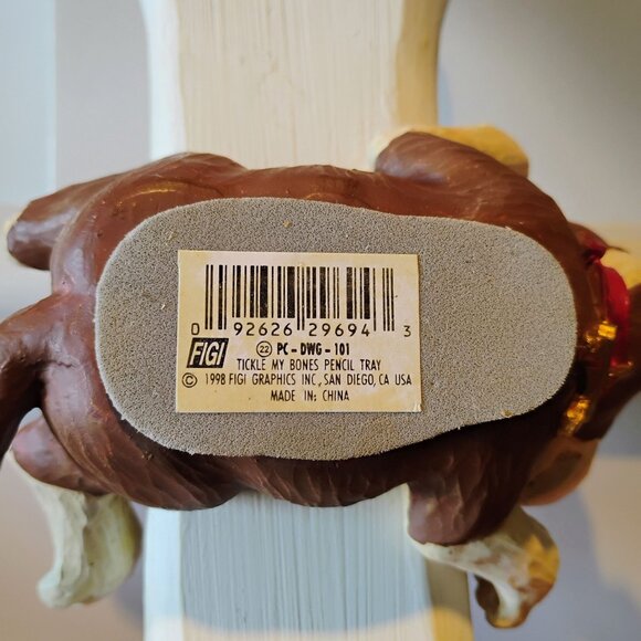 Cute Puppy Dog Bone Shaped Pencil Trinket Tray by Figi Tickle My Bones - Picture 5 of 8